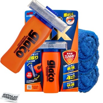 SOFT99 GLACO DX гидрофобное покрытие для зеркального стекла отталкивает воду 110мл