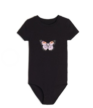 Body Rozpinane Balet Taniec Czarne Motyl 152/158