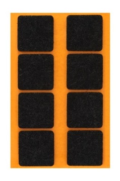 BASIC 5 mm PODKŁADKI FILCOWE czarne 34x34 mm meble