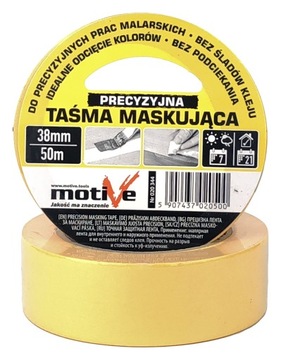 TAŚMA MASKUJĄCA DO ODCINANIA KOLORÓW KRZYWIZN 38MM