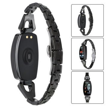 ЧАСЫ ЖЕНСКИЕ ВОДОНЕПРОНИЦАЕМЫЕ СМАРТ-БРЭНД, ЧЕРНЫЕ