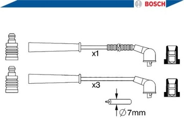 BOSCH 0 986 357 265 SADA PŘÍVODŮ ZAPALOVACÍ