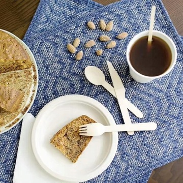 Вилка, деревянные вилки, одноразовые экологические столовые приборы, 16 см, 100 шт.