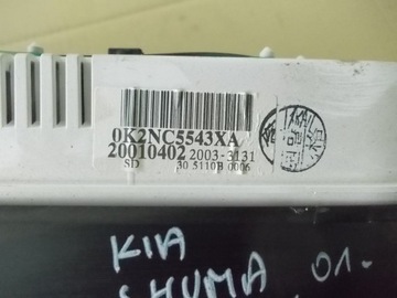 PŘÍSTROJOVÁ DESKA KIA SHUMA 1,6 16V 2001 R