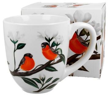 Kubek PORCELANOWY biały XXL gile PREZENT 1000ml