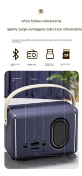 Ретро мини-стерео Bluetooth-динамик