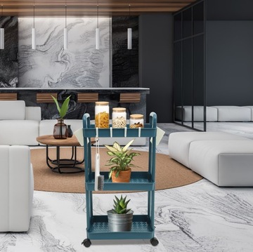 Wózek z kółkami Plastikowy regał na kółkach