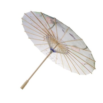 Ręcznie robiony chiński parasol z tkaniny jedwabnej