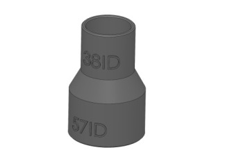 Adapter Rura CMT 38ID 57ID Rutlands XT3517