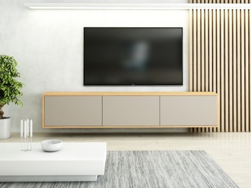 ВЫСОКИЙ ПОДВЕСНОЙ ШКАФ ПОД ТЕЛЕВИЗОР 200, СОВРЕМЕННЫЙ КАШМИР