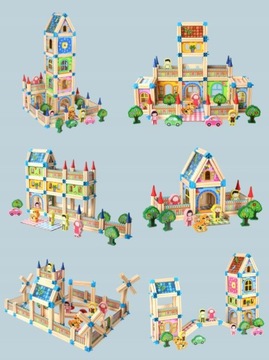 БОЛЬШОЙ НАБОР Строительные блоки для строительства дома