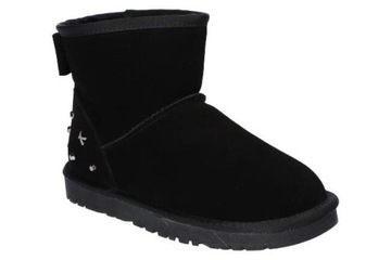 5873-3 ŚNIEGOWCE EMU BUTY ZIMOWE SKÓRZANE FUTRO 37