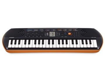 КЛАВИАТУРА CASIO SA-76 + БЛОК ПИТАНИЯ + НАКЛЕЙКИ