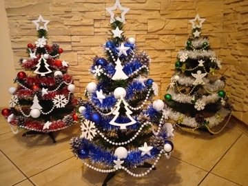 КОНИЧЕСКАЯ елка декорированная SLIM с украшениями 60 см DRESSED