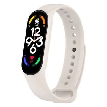 PASEK OPASKA SPORTOWA DO XIAOMI MI BAND 5/6/7 |CREAMY