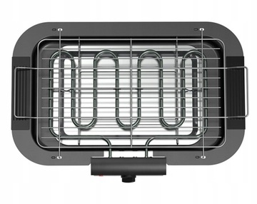 ЭЛЕКТРИЧЕСКИЙ ГРИЛЬ БАРБЕКЮ ДОМАШНИЙ ТЕРМОСТАТ РЕГУЛИРОВКА ЛОТКА 2000 Вт AG225D