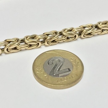 Zlatá dámska retiazka 14K Kráľovský zázrak 66cm