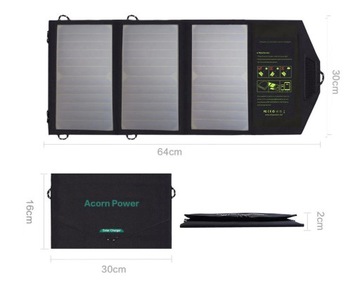 Портативная солнечная панель/зарядное устройство Allpowers мощностью 21 Вт