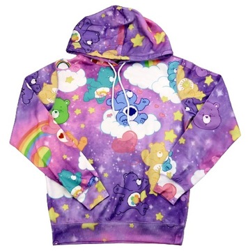 Bluza damska z kapturem Troskliwe misie Care Bears r.M wielokolorowa nadruk