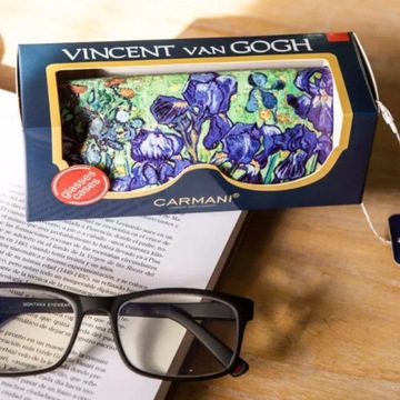 Жесткий футляр с цветочным принтом для очков для сумки Gogh Irises