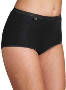 Sloggi Figi Damskie BASIC+ MAXI 46 - 2szt. BLACK