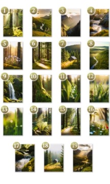 НАБОР ИЗ 3 ГОСТИНАЯ КАРТИНЫ РАМКИ ПЛАКАТЫ ЛЕС ГОРЫ ПРИРОДА ПЕЙЗАЖ