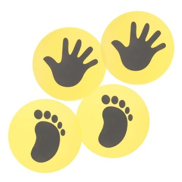 4 szt. podkładek podłogowych do piłki nożnej, krążki do znakowania piłki nożnej