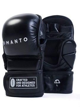 MANTO RĘKAWICE MMA chwytne SPARINGOWE impact M