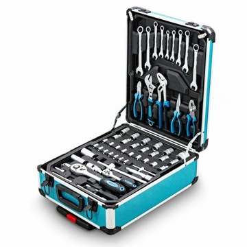 НАБОР ИНСТРУМЕНТОВ ЧЕХОЛ ДЛЯ ИНСТРУМЕНТОВ 1200 ПРЕДМЕТОВ ГОЛОВКИ КЛЮЧИ АКСЕССУАРЫ