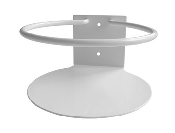 НАСТЕННАЯ ПОДСТАВКА ДЛЯ ЦВЕТОВ ПОДВЕСНАЯ ДЛЯ ЦВЕТОВ МЕТАЛЛИЧЕСКОЕ КОЛЬЦО LOFT БЕЛЫЙ СОВРЕМЕННЫЙ