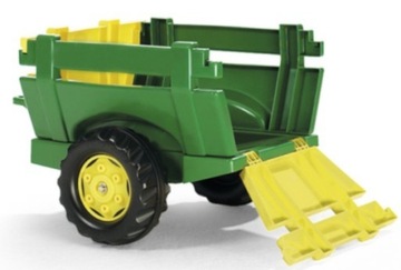 ПЕДАЛЬНЫЙ ТРАКТОР ROLLY TOYS ПРИЦЕП JOHN DEERE