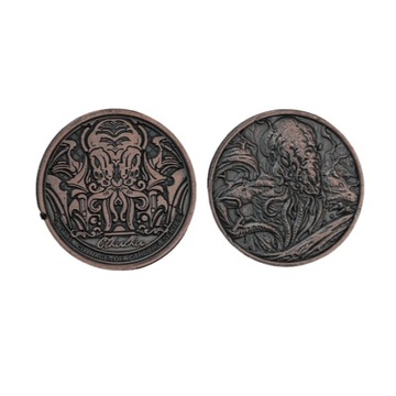 MITOLOGIA CTHULHU ZESTAW 12 METALOWYCH MONET LARP RPG