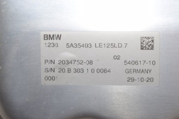 12365A5C250 JINÉ MODUL S ELEKTR. 135 2020 BMW I3 (I01)