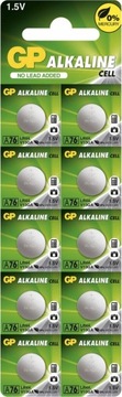 BATERIA GP LR44 AG13 1.5V ALKALICZNA - 10 szt.