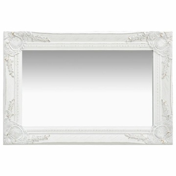 Lustro VidaXL ścienne prostokąt rama drewno 600 x 400 mm