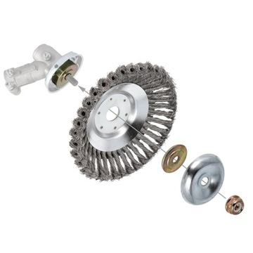 КОМПЛЕКТ ДЛЯ УСТАНОВКИ ПРОВОЛОЧНОЙ ЩЕТКИ И ЩЕТКИ ДЛЯ МАСЛА ДЛЯ STIHL HUSQVARNA - замена