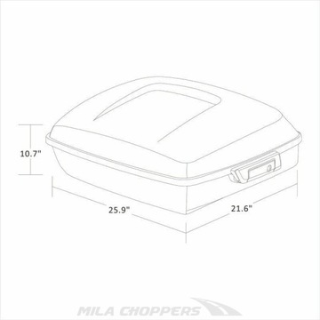 Верхний кофр Harley Davidson FLH Touring 14-24