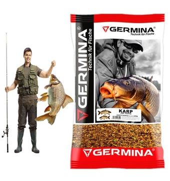 Germina Groundbaits - ZANĘTA NA KARPIE 2,5kg SUPER WIĄŻĄCY I SKUTECZNY