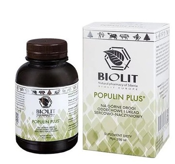 Biolit Populin Base Plus Płuca i Odporność 200ml