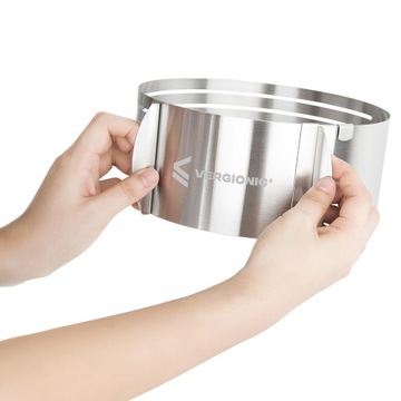 Обод для торта, обод для резки торта, регулируемый для резки бисквитного торта