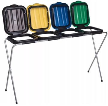 ПОДСТАВКА-КОРЗИНА ДЛЯ МЕШКОВ ДЛЯ СЕГРЕГАЦИИ МУСОРОВ 4 x 120л