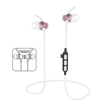 BLUETOOTH BEZPRZEWODOWE SŁUCHAWKI PINK 44464