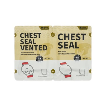 Rhino Rescue Chest Seal Medical Prevent Puncture Wounds Dressing