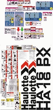 NAKLEJKI NAKLEJKA HAULOTTE HA ZWYŻKA NOŻYCOWA