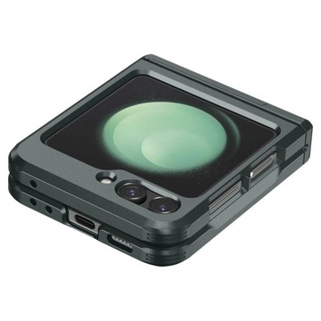Чехол Spigen Tough Armor Pro для Samsung Galaxy Z Flip 5 - темно-зеленый