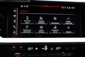 Audi A3 8Y S3 Limousine 2.0 TFSI 310KM 2022 Audi S3 Bezwypadek Quattro 310KM Salon PL Tempomat Panorama FV23, zdjęcie 25