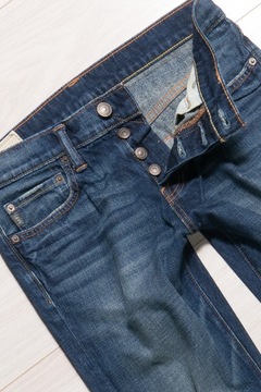 ABERCROMBIE & FITCH SPODNIE JEANSY 32/34