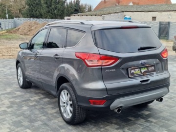Ford Kuga II SUV 2.0 Duratorq TDCi 163KM 2014 Ford Kuga 2.0 163Ps Automat Navi Skora Alu Piekny Gwarancja 2.0 Diesel, zdjęcie 3