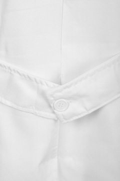 Медицинский лабораторный халат Мужской прочный белый халат M