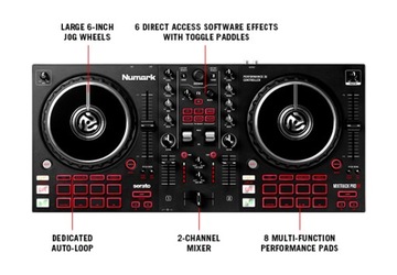 Numark MIXTRACK PRO FX 2-канальный контроллер Serato
